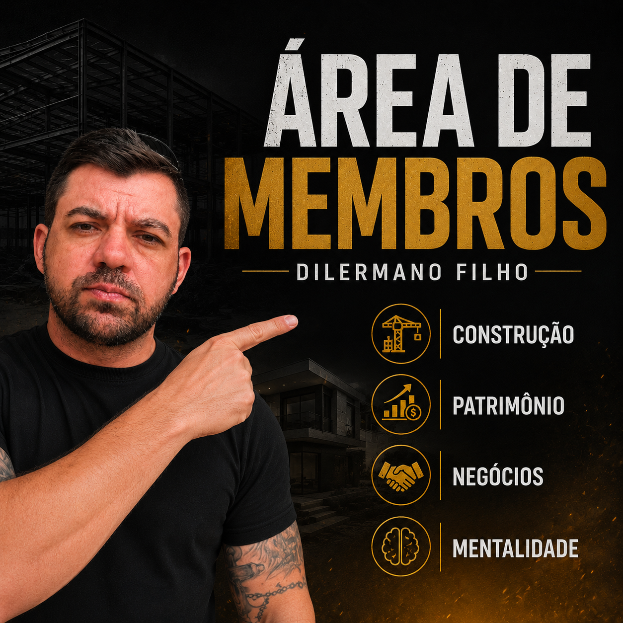 Capa de Área de Membros